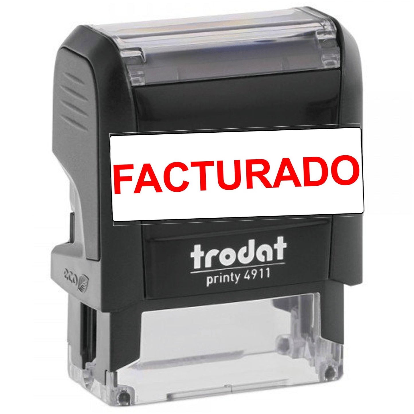 Sellos De Texto Para Negocios FACTURADO 3.8x1.4 cm