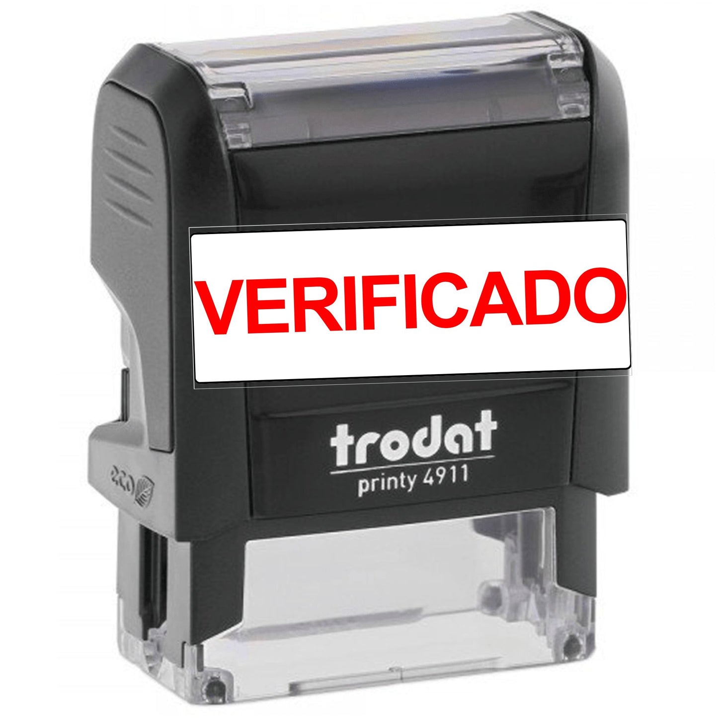 Sellos De Texto Para Negocios VERIFICADO 3.8x1.4 cm