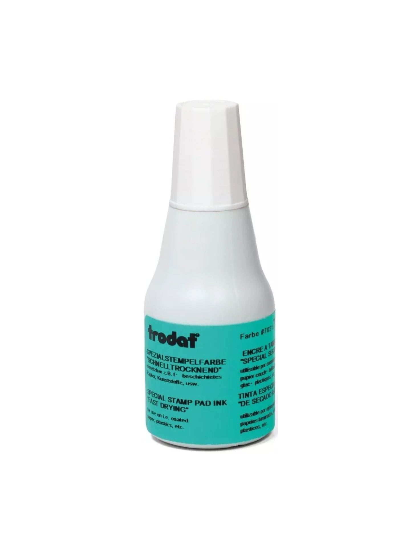 Tinta Para Sellos De Secado Rapido Trodat 7021 28 ml Blanca