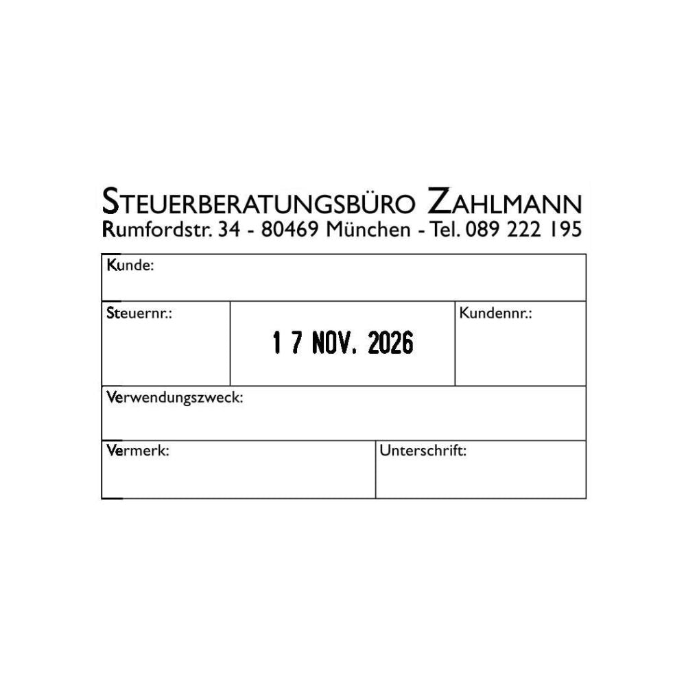 Sello Fechador Uso Rudo Trodat 54110 8.5X5.5 cm Personalizado