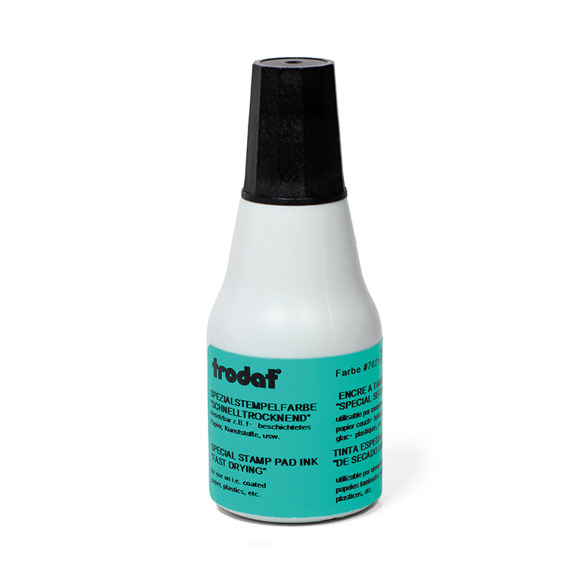 Tinta Para Sellos De Secado Rapido Trodat 7021 28 ml Negra