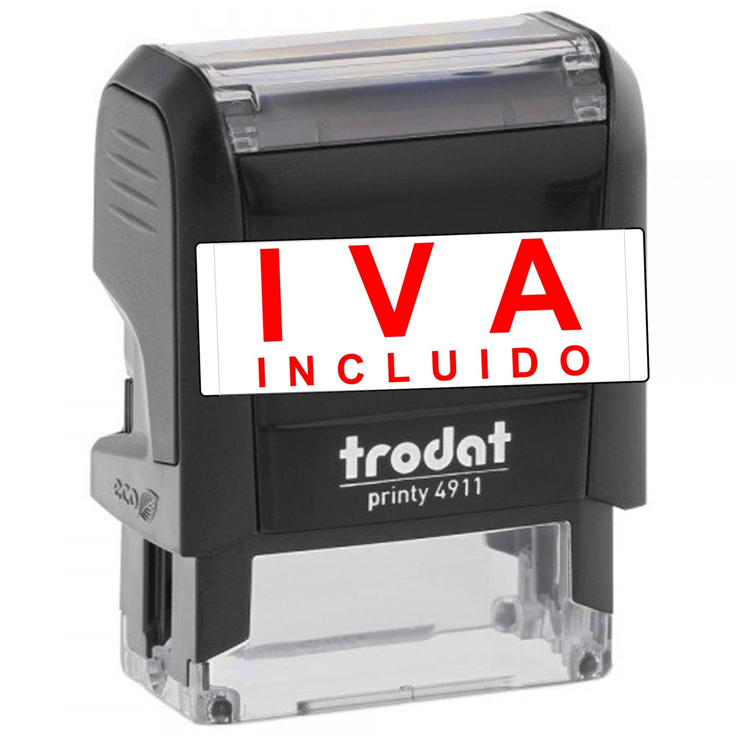 Sellos De Texto Para Negocios IVA 3.8x1.4 cm
