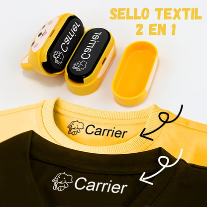 Sello para ropa 2 en 1 King Stamp - Perro