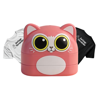 Sello para ropa 2 en 1 King Stamp - Gato