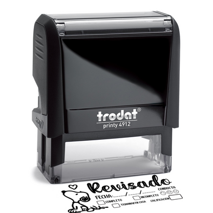 Sello Para Docentes Educativos 4.7X1.8 cm