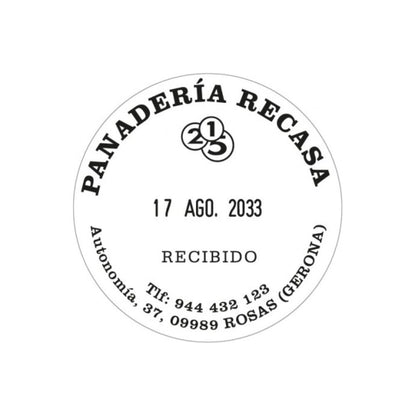 Sello Fechador Trodat 46145 4.5 cm De Diámetro  Personalizado