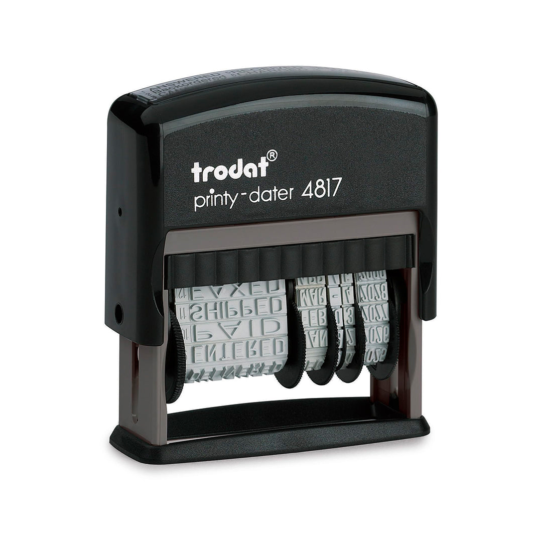 Sello Fechador Trodat 4817 3.8 mm 12 Sellos En 1