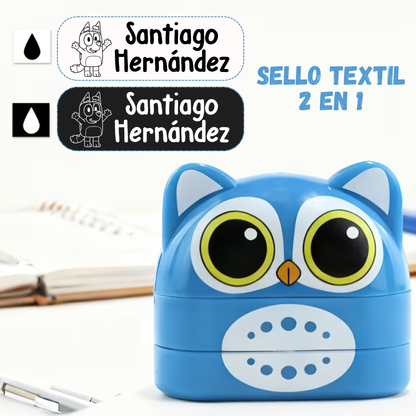 Sello para ropa 2 en 1 King Stamp - Bhúo