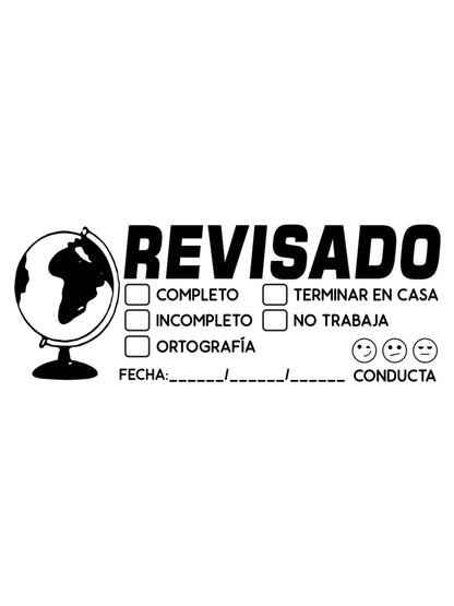 Sello Para Docentes Educativos 4.7X1.8 cm