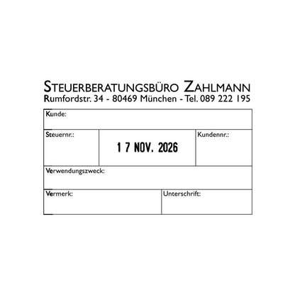 Sello Fechador Uso Rudo Trodat 54110 8.5X5.5 cm Personalizado