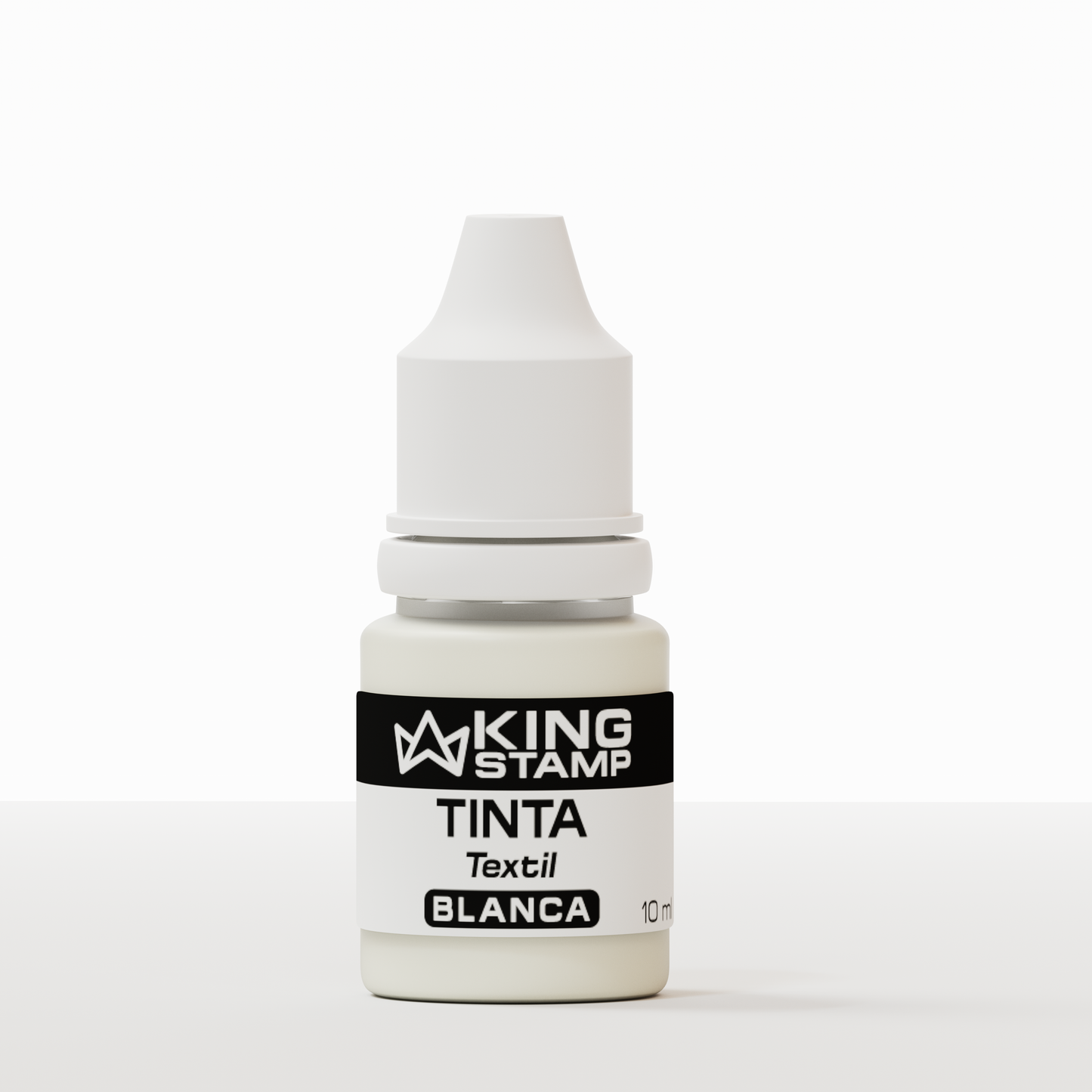 Tinta textil base aceite King Stamp 10 ml - Blanca