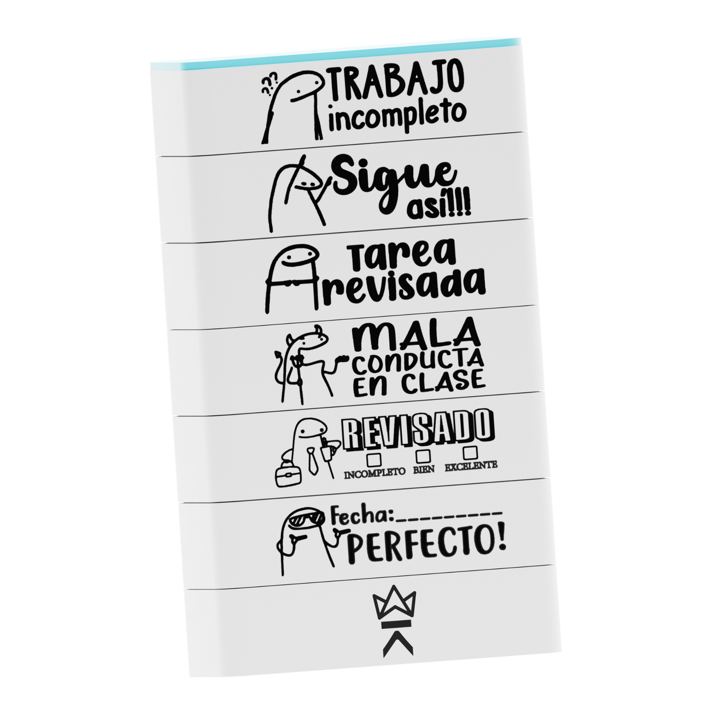 Sello apilable 6 en 1 King Stamp - Flork 2