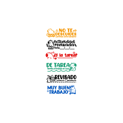 Sello apilable 6 en 1 King Stamp - Capibaras